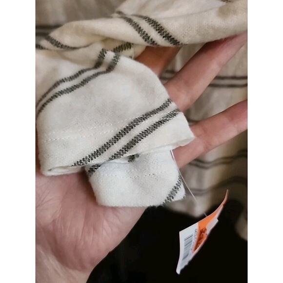 Bobeau Womens Striped Pullover Top Small New Soft Cr6 Excellent Boho Chic - Picture 4 of 5